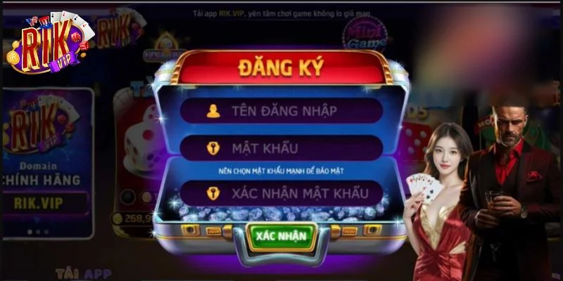 Cách đăng ký tài khoản RIKVIP cực đơn giản.