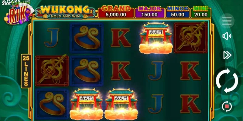 Các tính năng cược trong game slot rất dễ chơi.